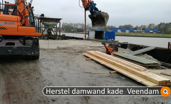 Herstel loskade en losplaat Veendam