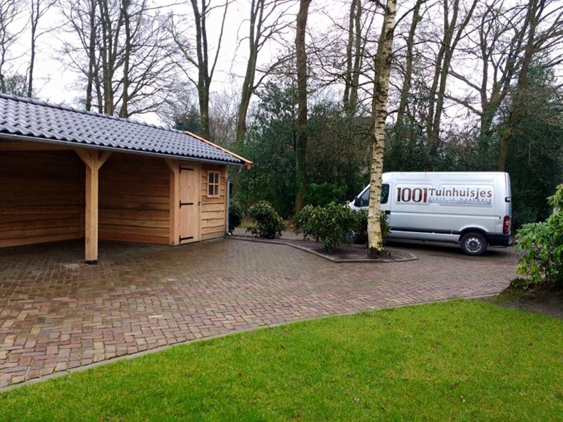 Berging zadeldak + carport Duivendrecht