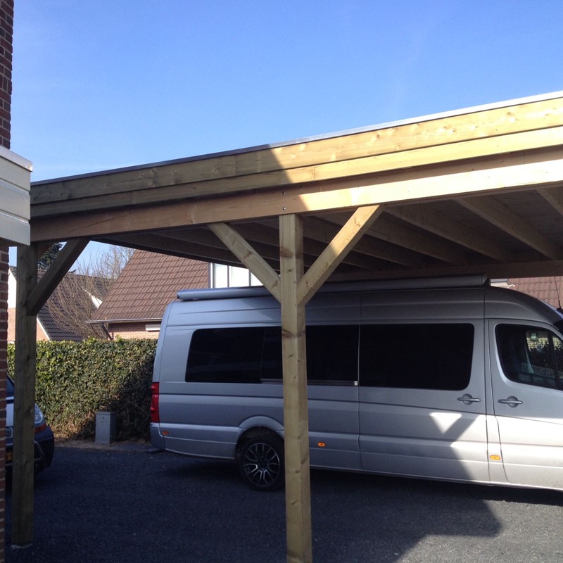 Carport platdak Breukelen