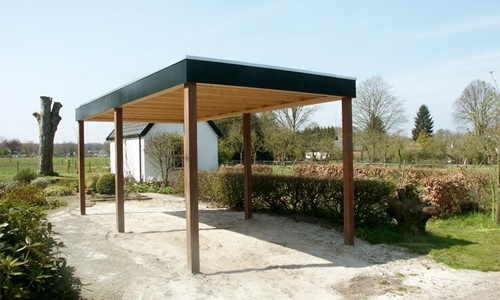 Carport platdak modern Diever