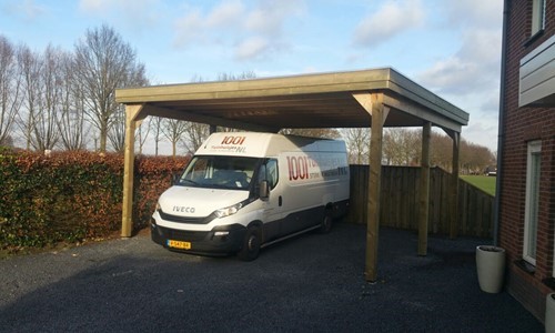 Carport platdak Ouderkerk