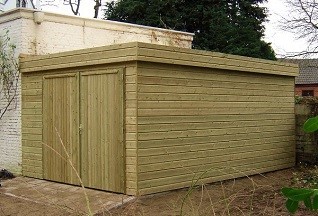 Garage platdak Balgoij