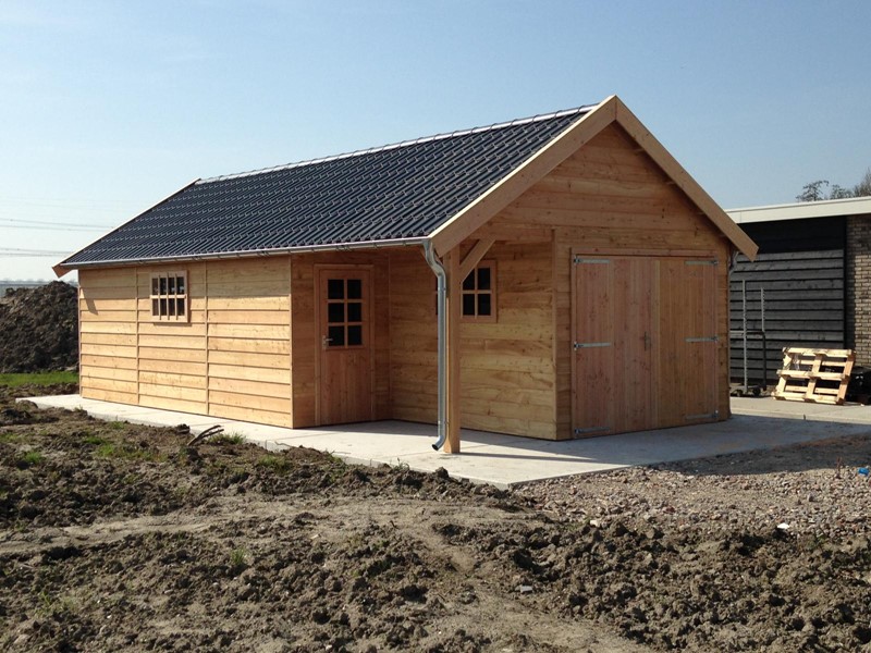 Garage zadeldak + schuur luifel Nijkerk
