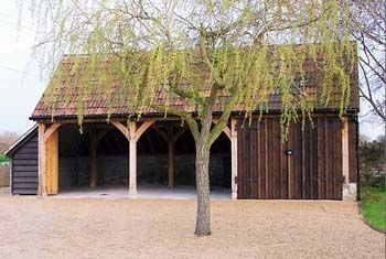 Schuur zadeldak + garage Beilen