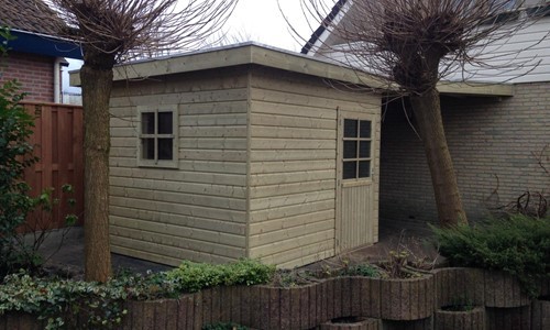 Tuinhuis platdak Gouda