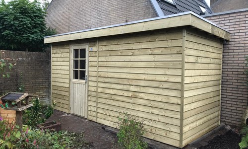 Tuinhuis platdak Vaassen