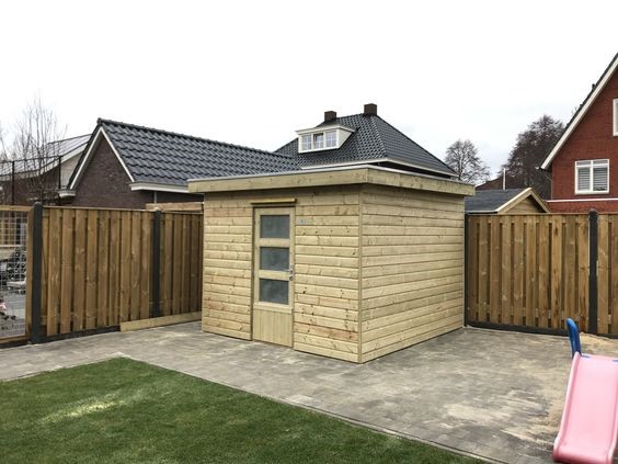 Tuinhuis platdak Varsseveld