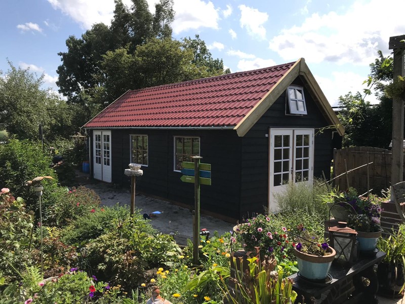 Tuinhuis zadeldak Montfoort
