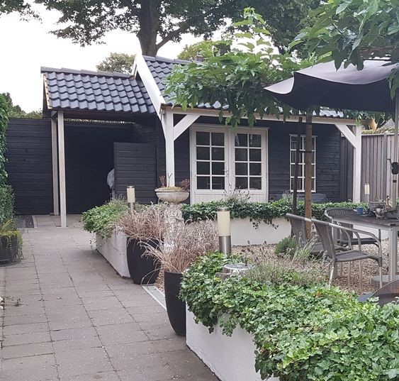 Tuinhuis zadeldak Wageningen