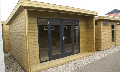 Tuinkantoor platdak modern Vreden