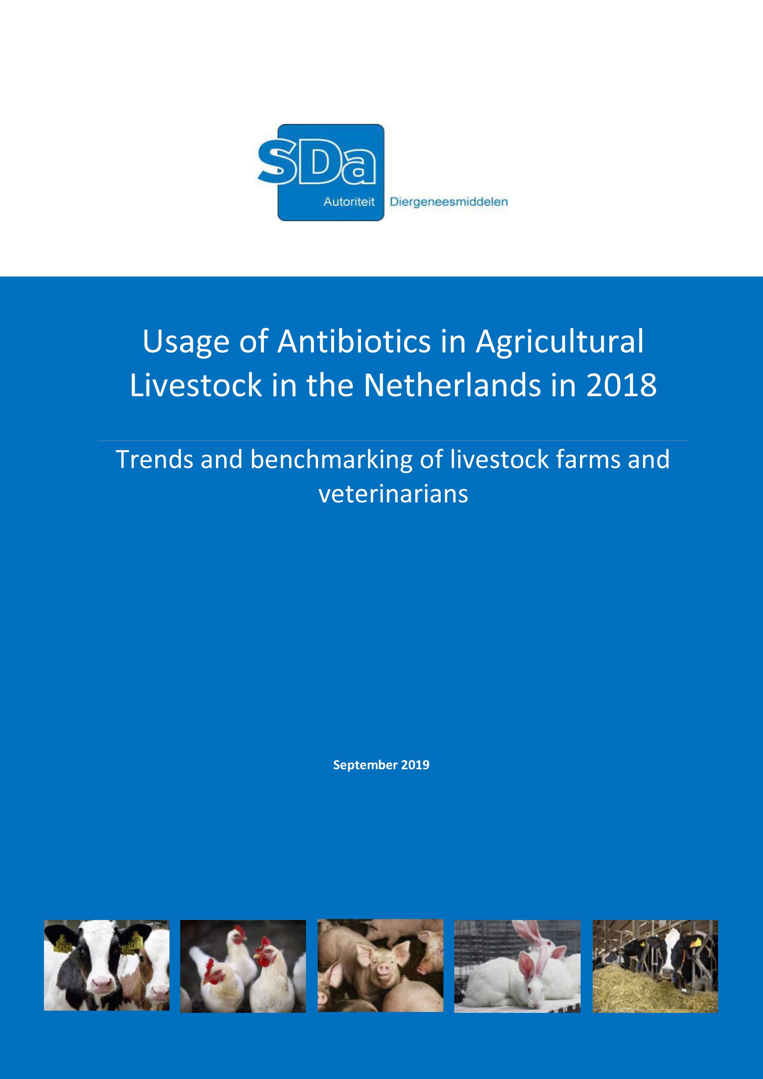  SDa-report ‘Usage of antibiotics in agricultural livestock in the Netherlands in 2018’