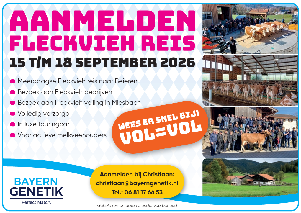 Opgeven voor de Fleckviehreis 2026