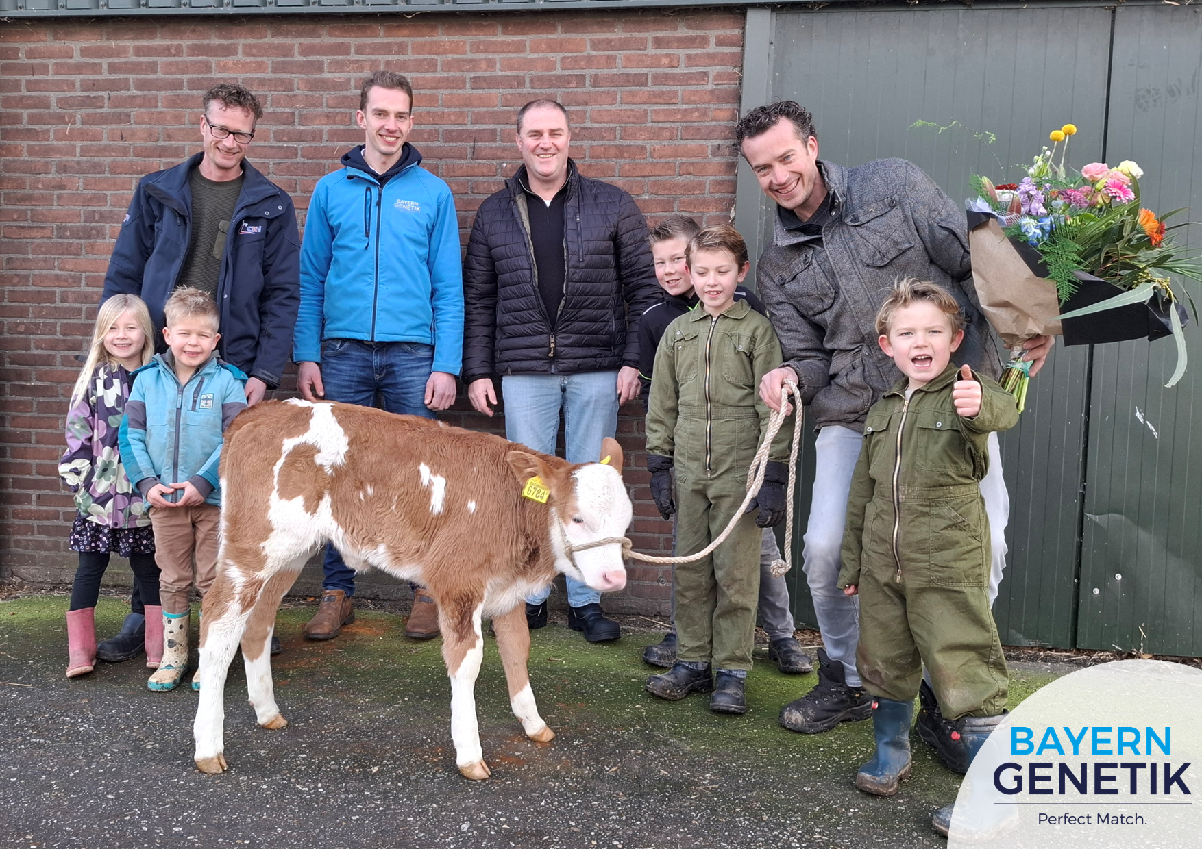 Winnaar Fleckviehkalf Bayern Genetik op RMV Gorinchem