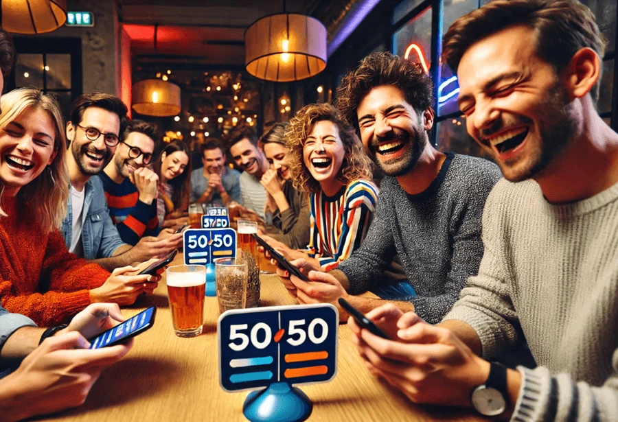Digitale 50/50 quiz