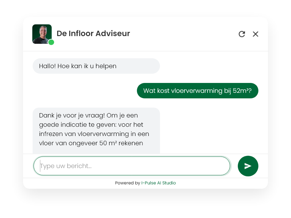 Slimme AI-chat op de website