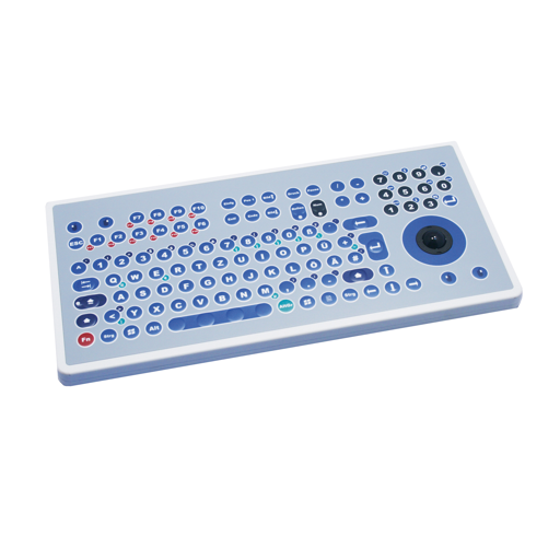 ketting evenaar mout GFT-105-T Folie toetsenbord + Trackball