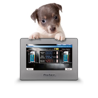 Afbeelding 1 - De 'Puppy': Entry level Pro-face kleuren HMI