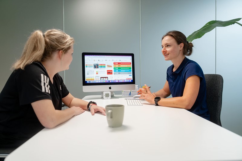 Bespreken van de trainingszones na een inspanningstest