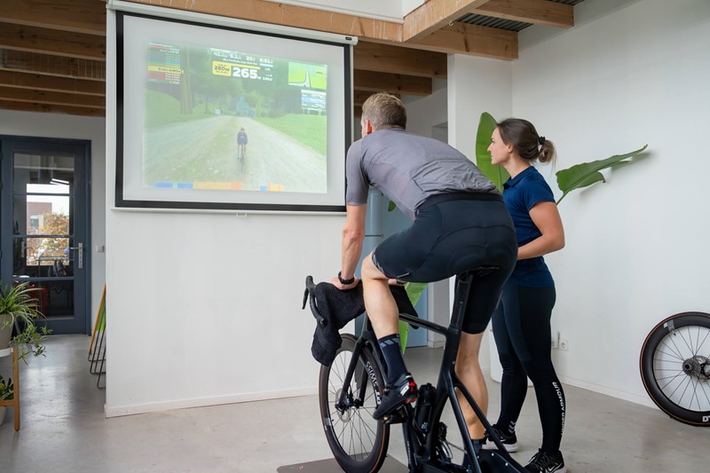 Inspanningstest tijdens het fietsen in Doetinchem