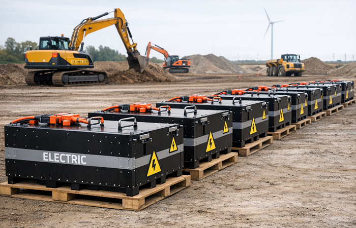 Modern Berging Lithium-ion ontruiming