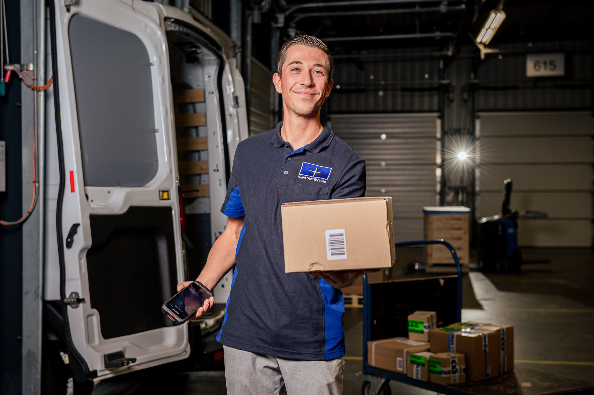 Flexibly designed for different logistics processes
