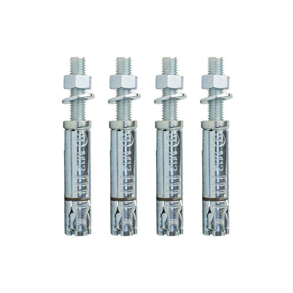 Keilbouten M12 / 120mm – set 4 stuks