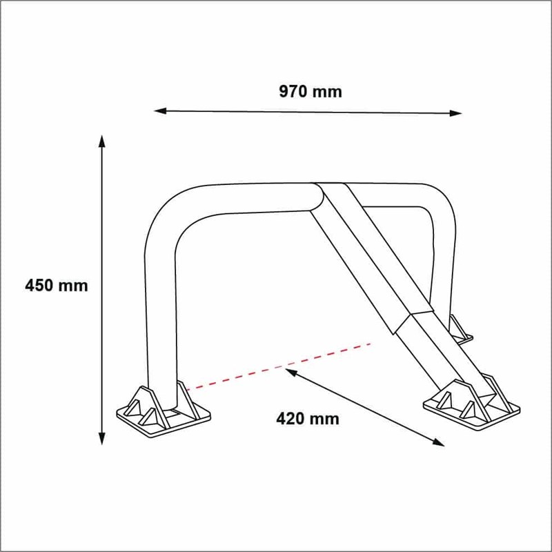 Parkeerbeugel PBS Blocker Heavy afbeelding 9