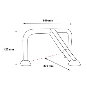 Parkeerbeugel PBS Blocker Heavy BL thumbnail 0