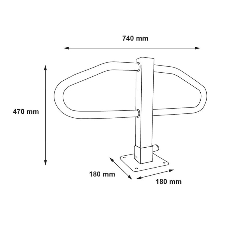 Parkeerbeugel VISO Stopark afbeelding 3