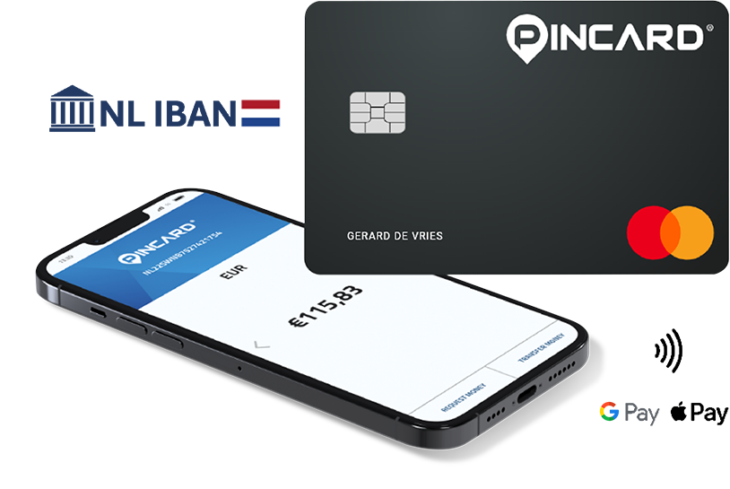 Pincard, de online betaalrekening met NL-IBAN en Mastercard betaalkaart