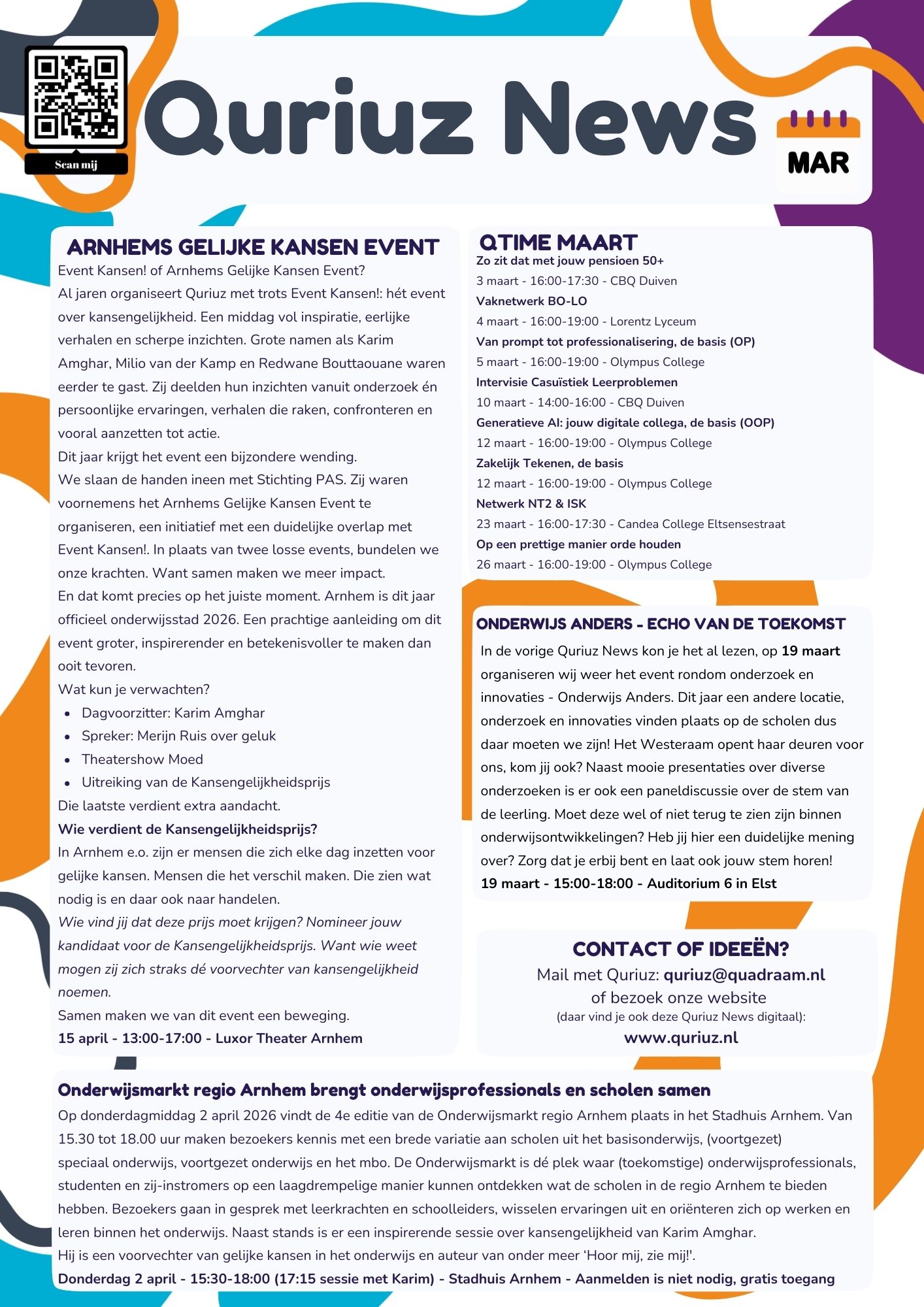 Quriuz News Maart '26