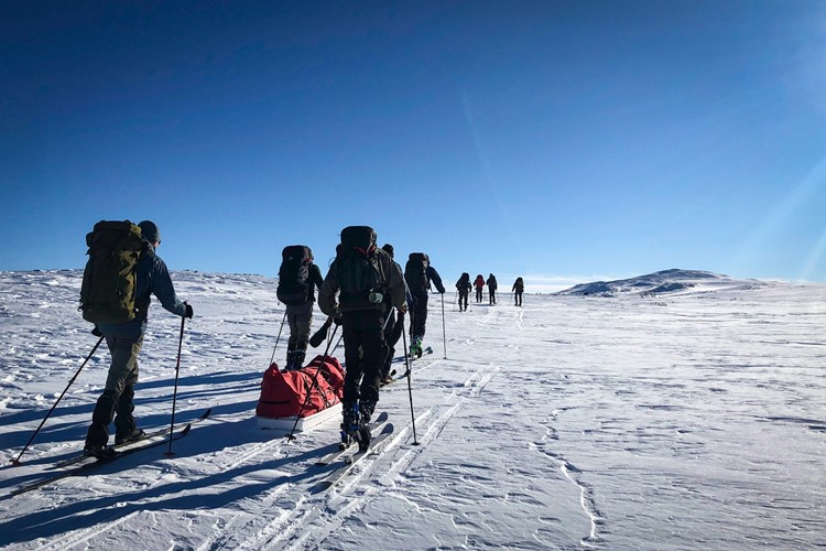 Toerlanglauf Huttentocht Hardangervidda foto 1