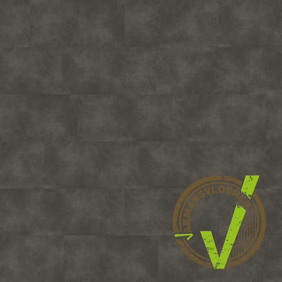 PVC stroken Ambiant concrete smal Dryback Antraciet mat