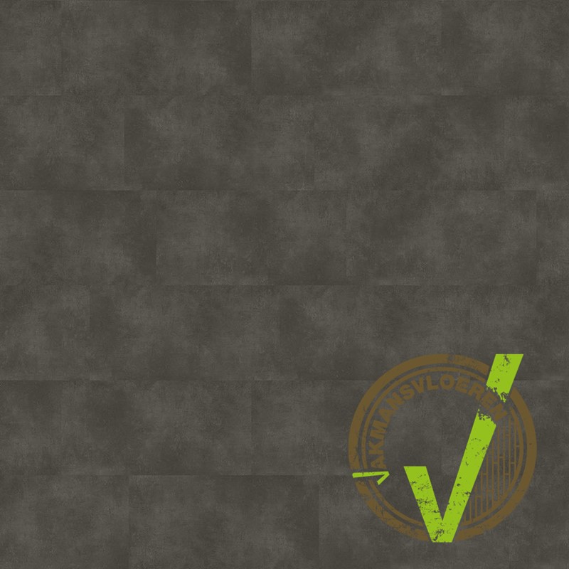 PVC stroken Ambiant concrete XL Dryback Antraciet mat