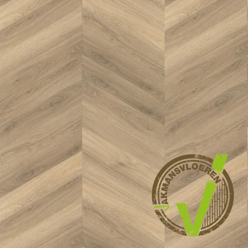 PVC stroken Ambiant Spigato hongaarse punt Dryback Beige