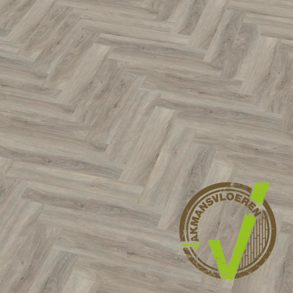 PVC stroken Ambiant Spigato visgraat Large Dryback Light grey