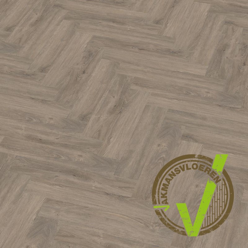 PVC stroken Ambiant Spigato visgraat Large Dryback Smoky