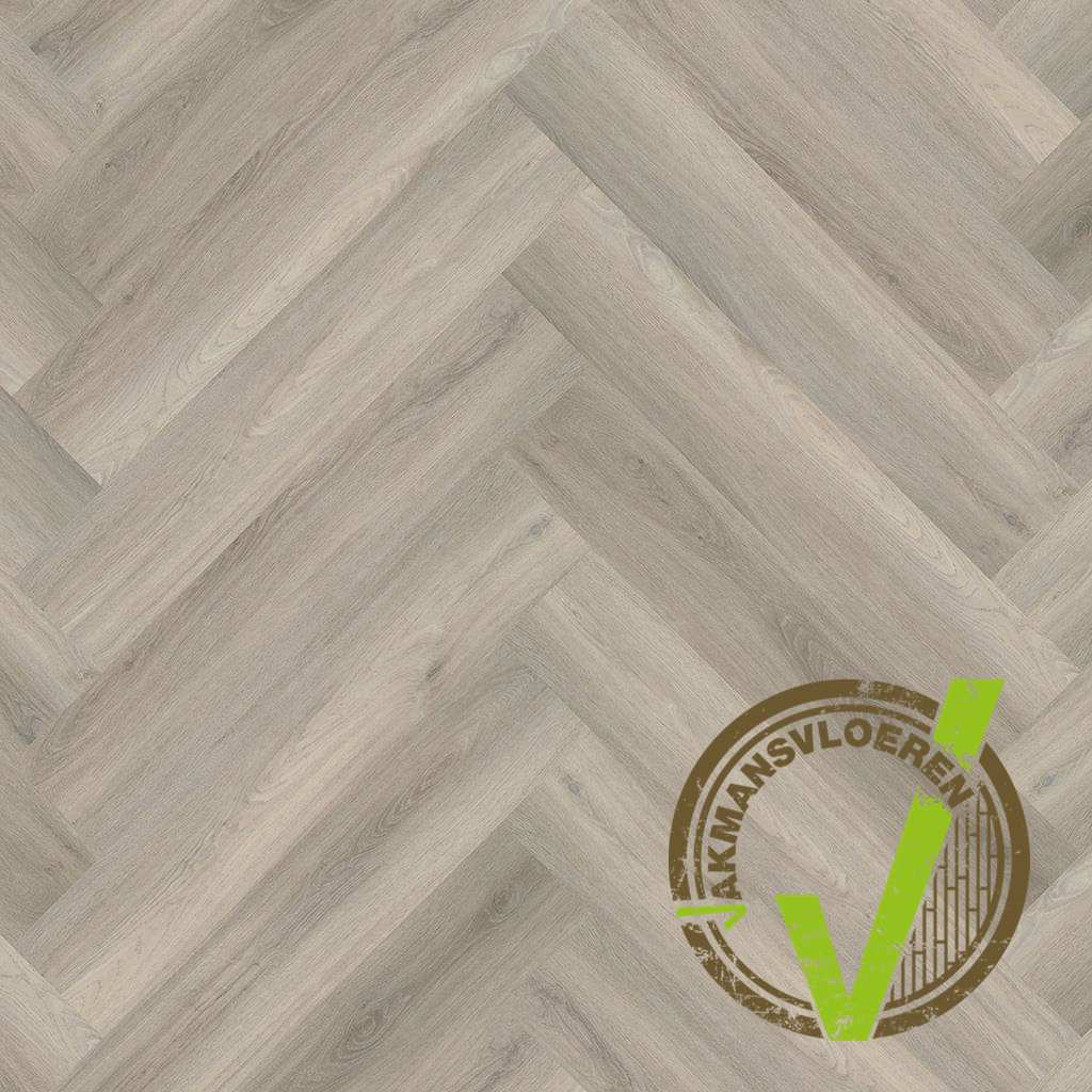 PVC stroken Ambiant Spigato visgraat medium Dryback Grey