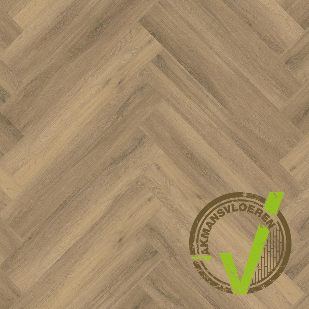 PVC stroken Ambiant Spigato visgraat medium Dryback Naturel